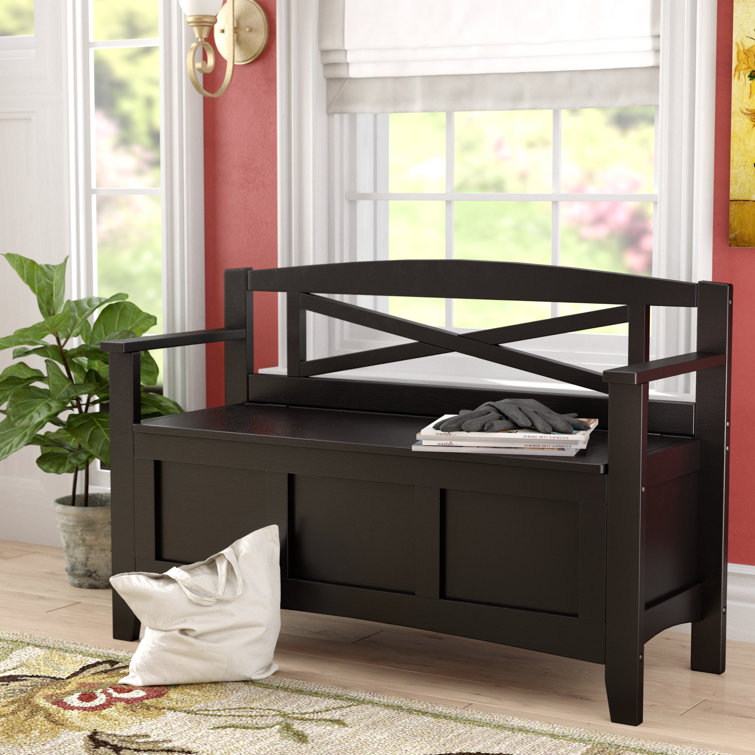 Red Barrel Studio® Chesterhill Wood Flip Top Storage Bench & Reviews